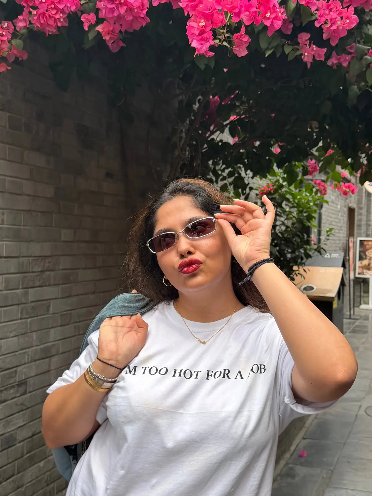Too Hot For A Job Oversized T-Shirt