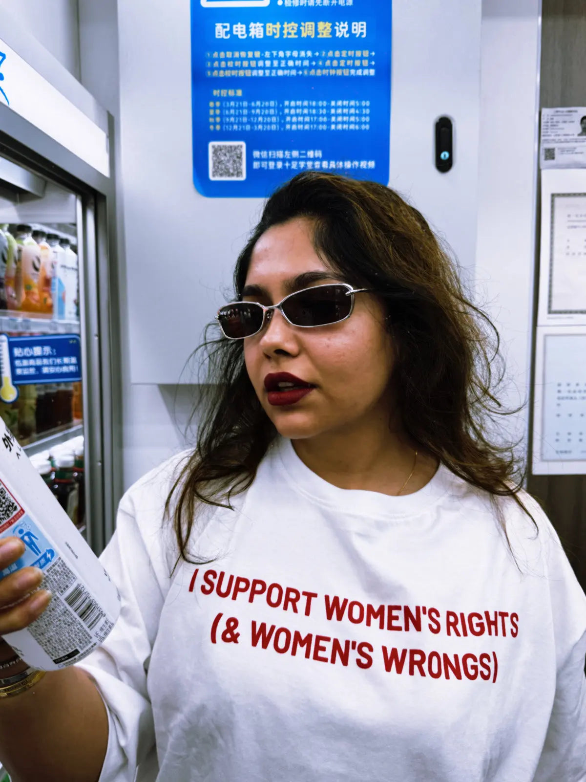 I Support Women's Rights Oversized T-Shirt