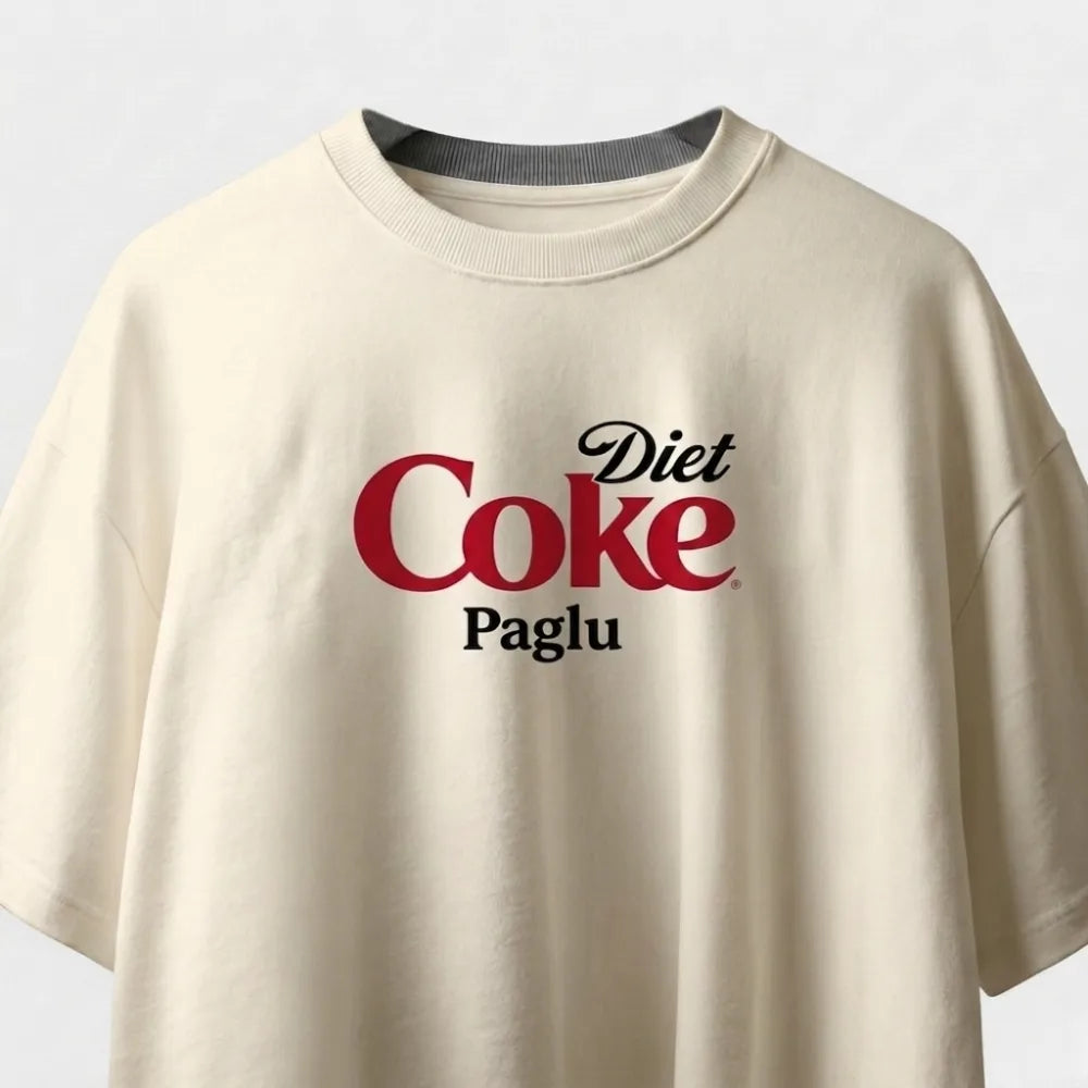 Diet Coke Paglu Oversized T-Shirt