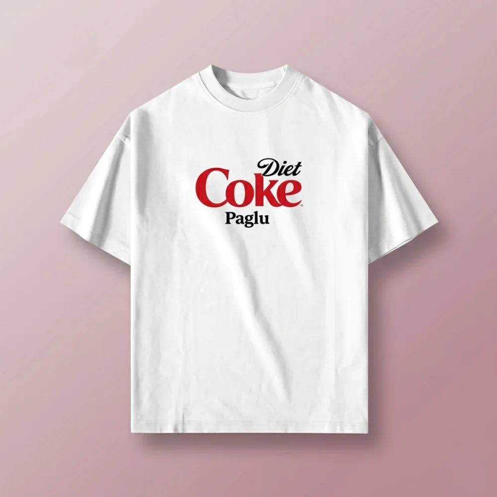 Diet Coke Paglu Oversized T-Shirt