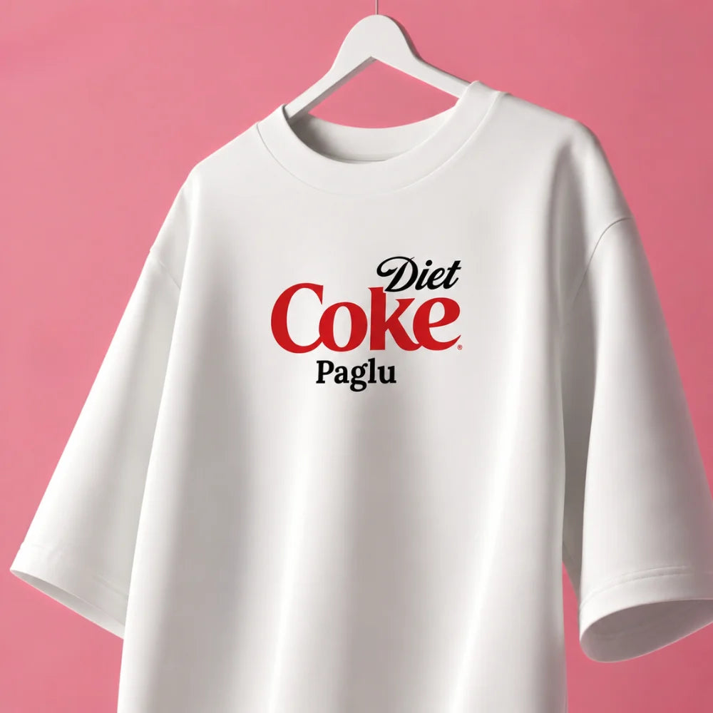 Diet Coke Paglu Oversized T-Shirt