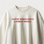 I Support Women's Rights Oversized T-Shirt
